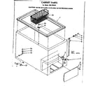 Kenmore 1987191531 cabinet parts diagram