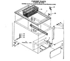 Kenmore 1987191551 cabinet parts diagram