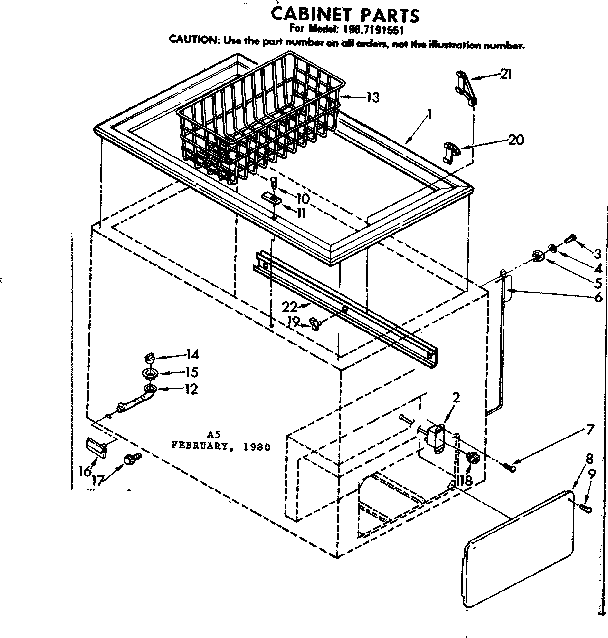 Cabinet parts