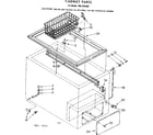 Kenmore 1987191852 cabinet parts diagram