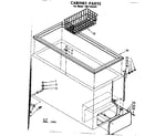 Kenmore 1987192331 cabinet parts diagram