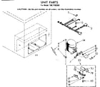 Kenmore 1987192350 unit parts diagram