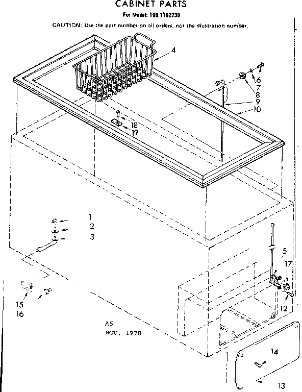 Cabinet parts