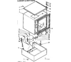 Kenmore 198725060 cabinet & unit parts diagram