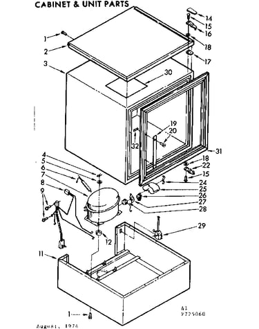 Cabinet & unit parts