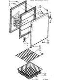 Door and shelf parts
