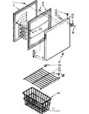Door and shelf parts