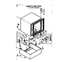 Kenmore 198727060 cabinet & unit parts diagram