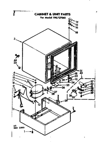 Cabinet & unit parts