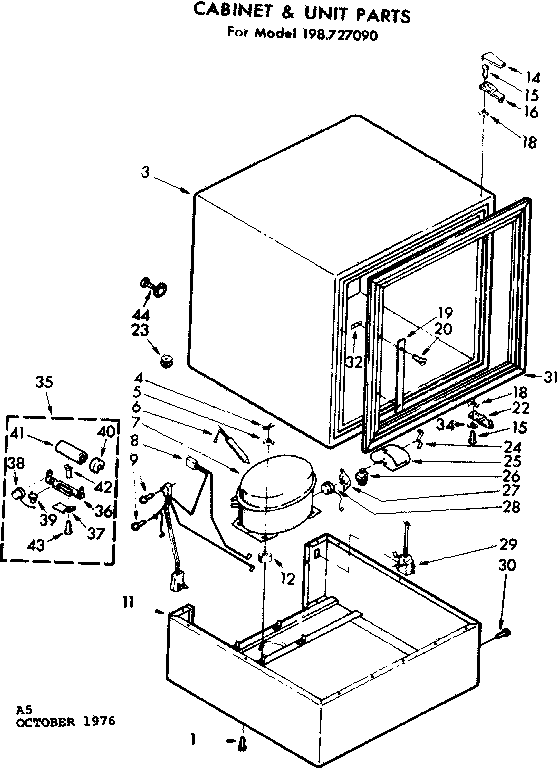 CABINET AND UNIT PARTS