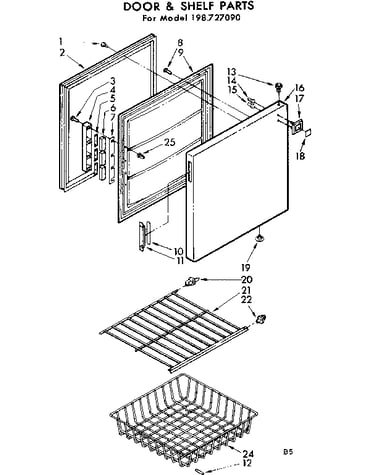 Door & shelf parts