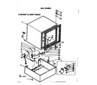 Kenmore 1987280610 cabinet & unit parts diagram