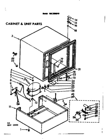 Cabinet & unit parts