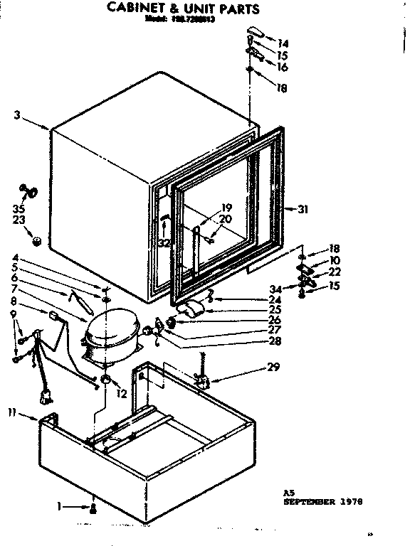 Cabinet & unit parts