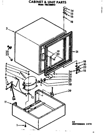 Cabinet & unit parts