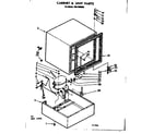 Kenmore 1987290683 cabinet & unit parts diagram