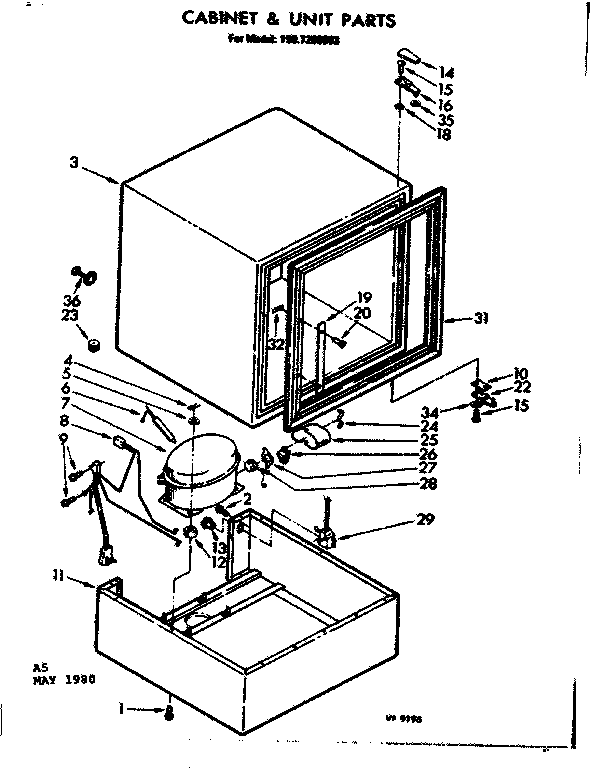 Cabinet & unit parts