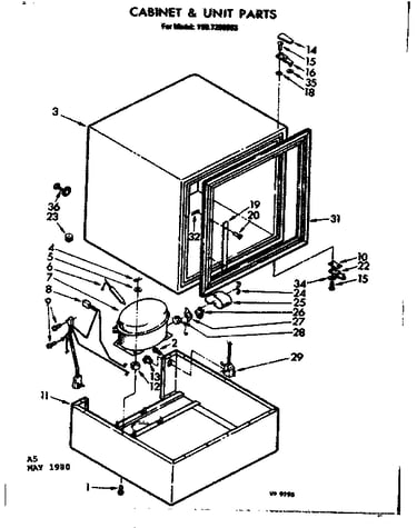 Cabinet & unit parts
