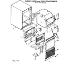 Kenmore 1987864820 cabinet, liner & door components diagram