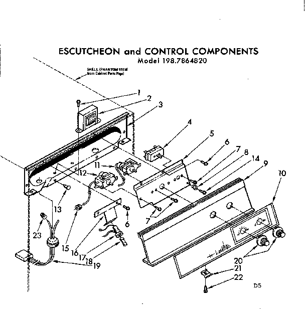 Escutcheon & control components