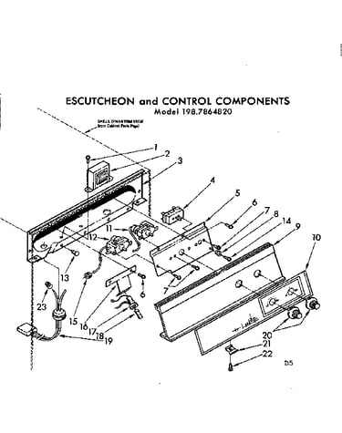 Escutcheon & control components