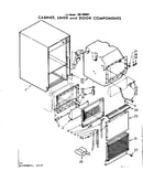 Cabinet, liner and door components