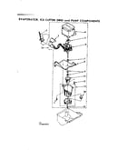 Evap, ice cutter grid and pump components