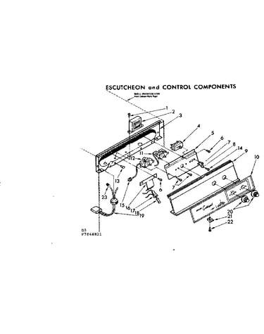 Escutcheon and control components