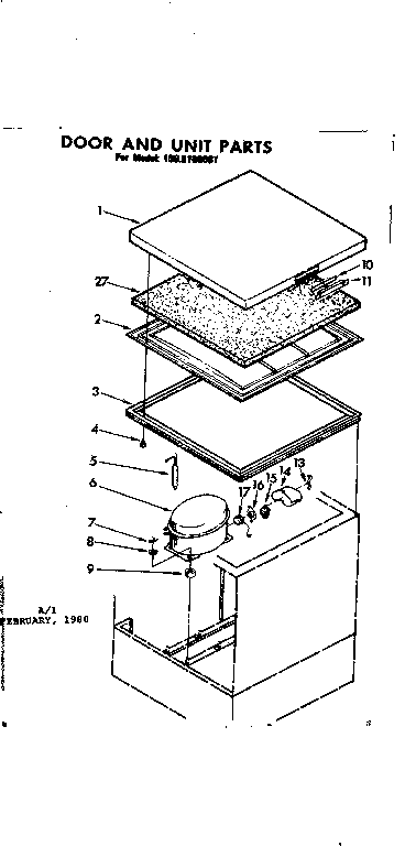 Door and unit parts