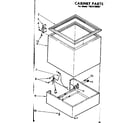 Kenmore 1988100681 cabinet parts diagram