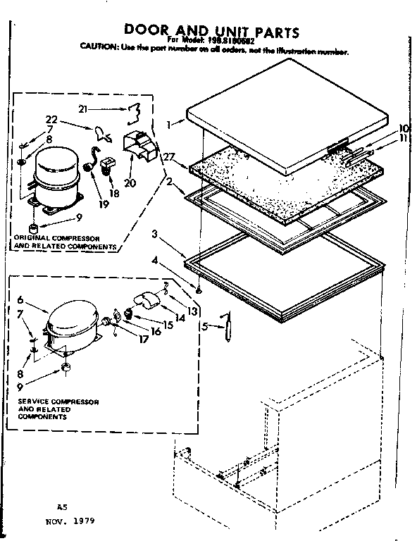 DOOR AND UNIT PARTS