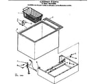 Kenmore 1988100980 cabinet parts diagram