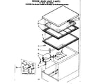 Kenmore 1988100980 door and unit parts diagram
