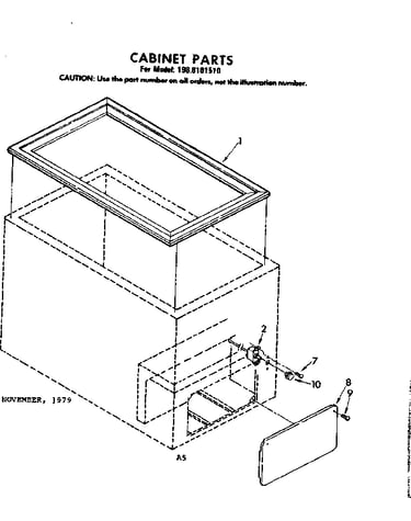 Cabinet parts