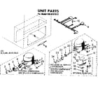 Kenmore 1988101512 unit parts diagram