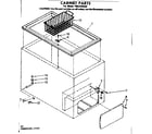 Kenmore 1988101532 cabinet parts diagram