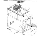 Kenmore 1988101537 cabinet parts diagram