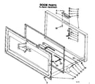Kenmore 1988101537 door parts diagram