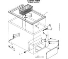 Kenmore 1988101538 cabinet parts diagram