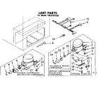 Kenmore 1988101538 unit parts diagram