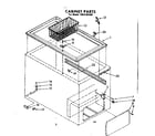Kenmore 1988101551 cabinet parts diagram