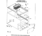 Kenmore 1988101553 cabinet parts diagram
