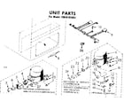 Kenmore 1988101583 unit parts diagram