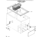 Kenmore 1988101832 cabinet parts diagram