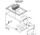 Kenmore 1988101837 cabinet parts diagram