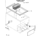 Kenmore 1988101839 cabinet parts diagram