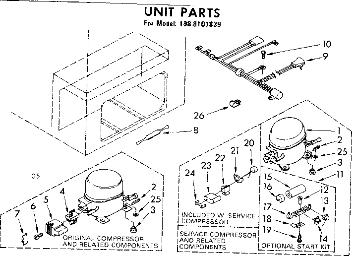 Unit parts