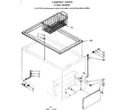 Kenmore 1988101842 cabinet parts diagram