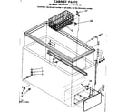 Kenmore 1988101851 cabinet parts diagram