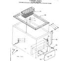 Kenmore 1988101882 cabinet parts diagram